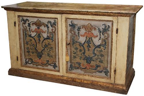 An Early 18th Century Genoese Credenza in Original Polychrome No. 1927