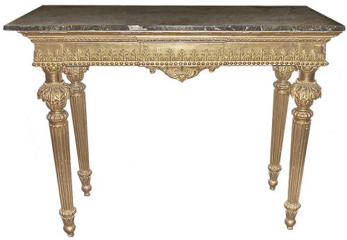 A Late 18th Century Giltwood Florentine Console Table No. 3275