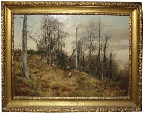 A 19th Century Oil on Canvas depicting an English Landscape No. 3451