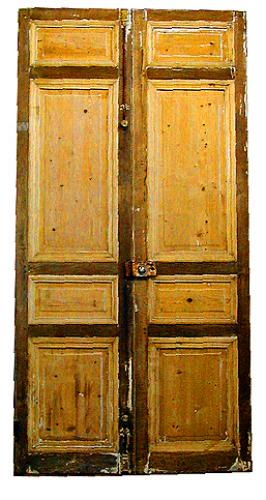 A Pair of 19th Century French Entry Doors No. 1030