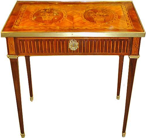 A 19th Century French Parquetry Side Table No. 3536