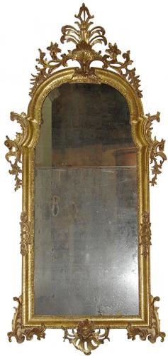 An 18th Century Florentine Giltwood Pier Mirror No. 3562