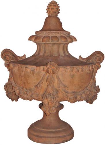 An Early 19th Century Florentine Terra Cotta Urn Finial No. 3587