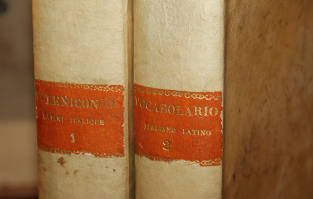 A Set of Two Vellum books in Latin and Italian No. 2680 - C. Mariani ...