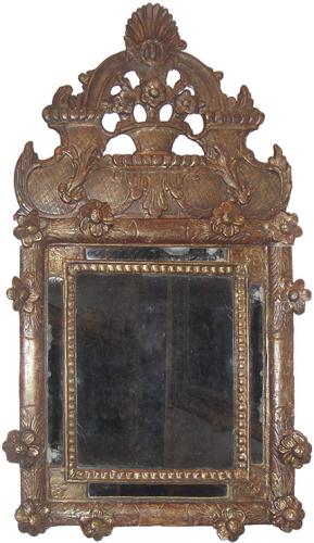 An 18th Century French Rococo Giltwood Mirror No. 3664