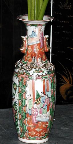 A 19th Century Famille Rose Chinese Porcelain Vase No. 387