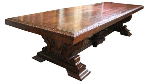A Massive 17th Century Italian Ashwood Refectory Table No. 4045