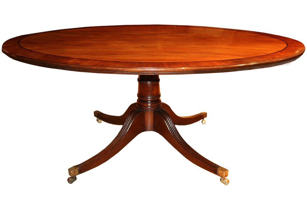 An 18th Century English Mahogany Tilt-Top Breakfast, Games and/or Side Table No. 4399