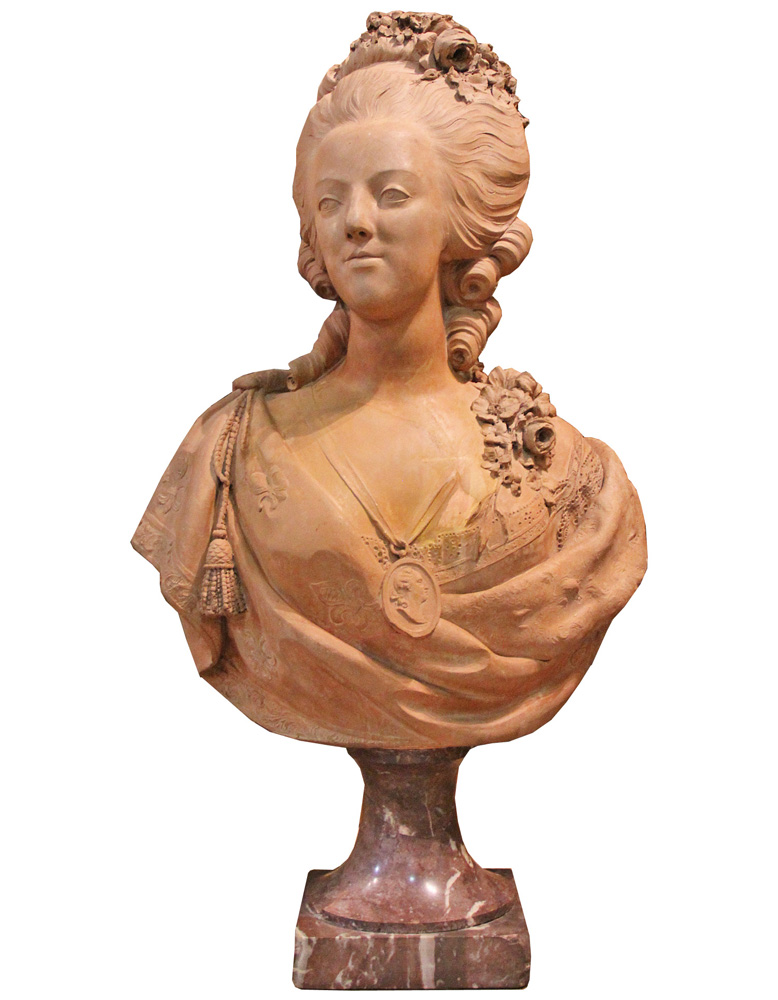 A 19th Century Italian Terracotta Bust of a Woman of Means No. 4414