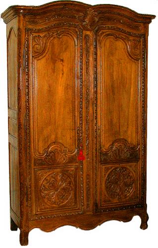 A Mid 18th Century French Louis XV Bleached Ash Armoire No. 314