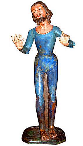 An 18th Century Spanish Articulated Polychrome Devotional Figure of Jesus No. 2409