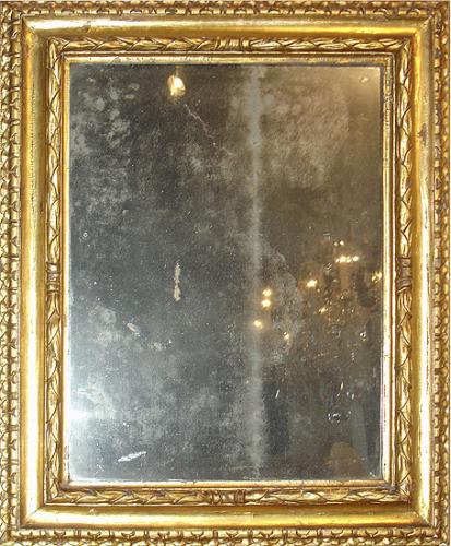 A Beautiful 18th Century Italian Giltwood Framed Mirror No. 317