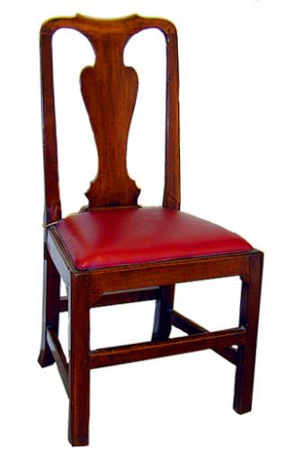An 18th Century English Queen Anne Walnut Side Chair No. 449