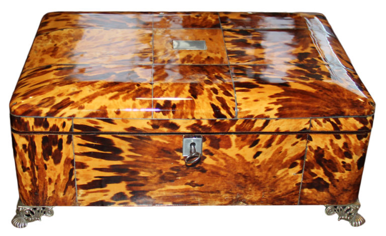 Tortise Shell Box Tortoiseshell Boxes | C. Mariani Antiques, Restoration & Custom