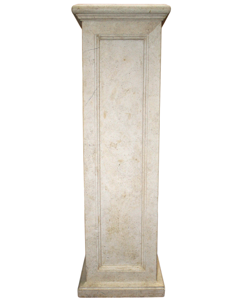 A 19th Century Italian Single Stone Pedestal No. 4688