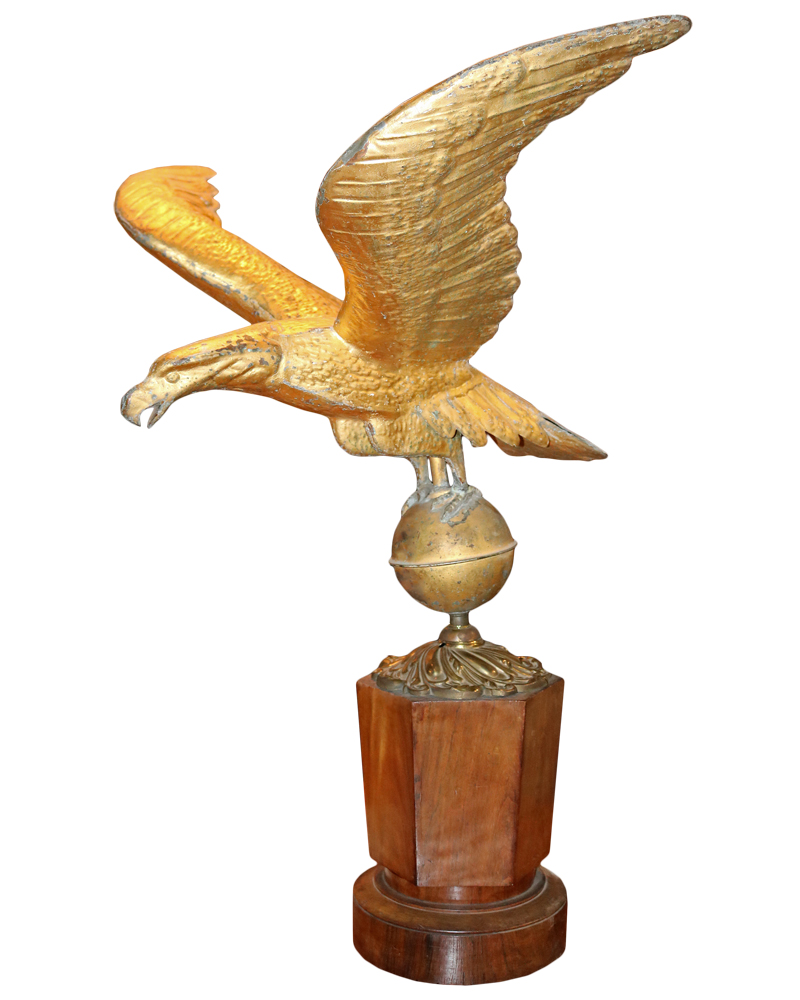 A 19th Century Gilt-Brass Eagle Repoussé No. 4193
