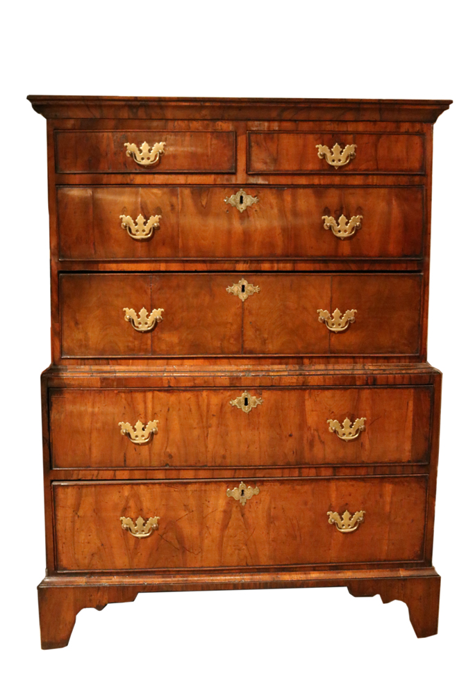 An 18th Century Queen Anne Walnut Chest on Chest No. 4731
