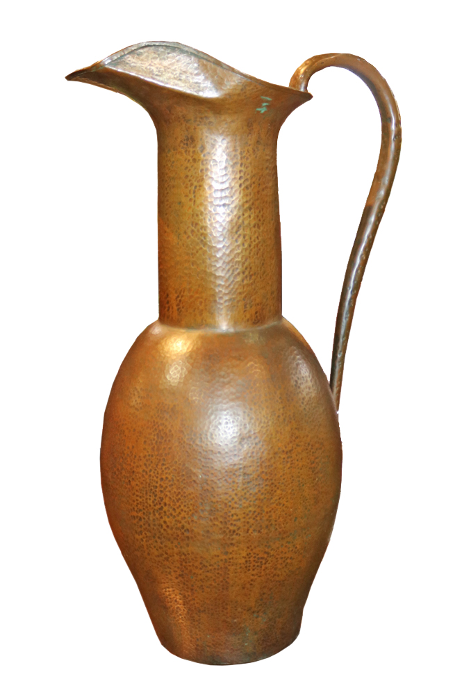 A Late 19th Century Italian Copper Ewer No. 4747