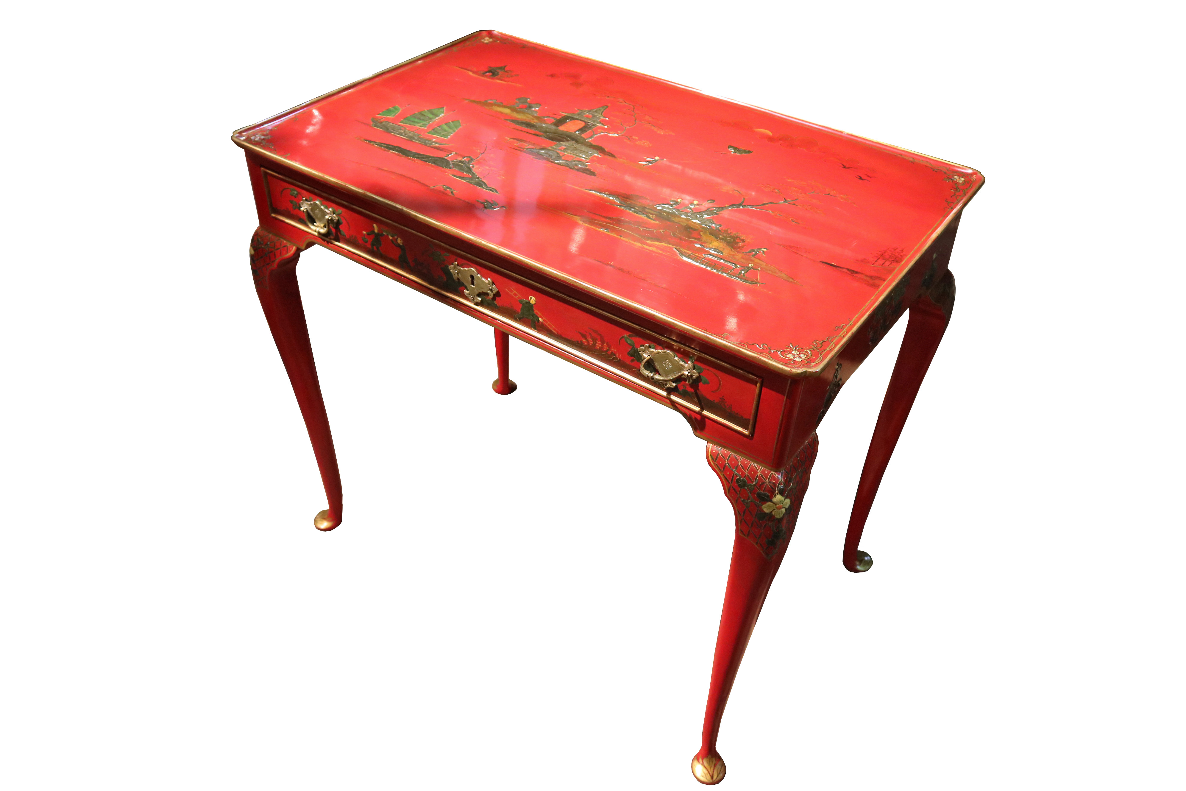 Red Lacquer Table